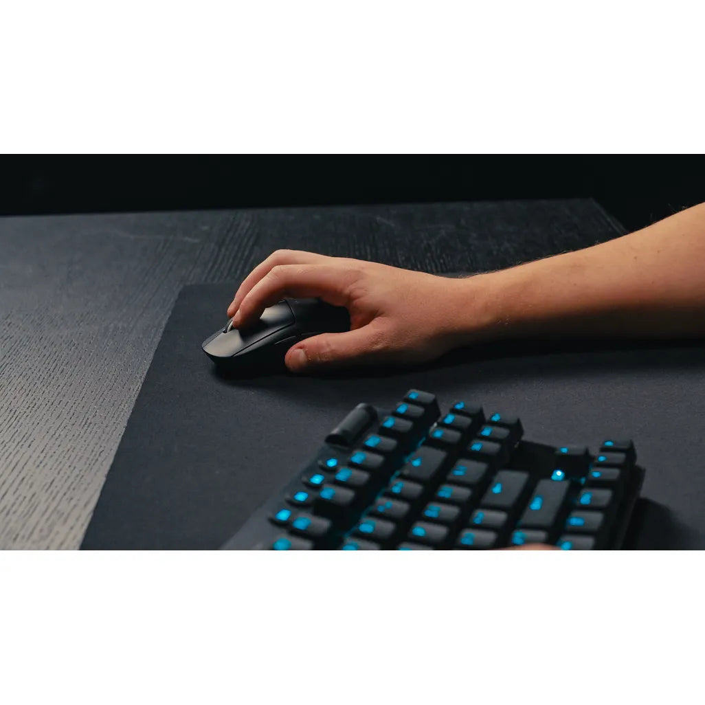 Logitech G 910-006631, Right-hand, Optical, RF Wireless, 32000 DPI, 0.5 ms, Black