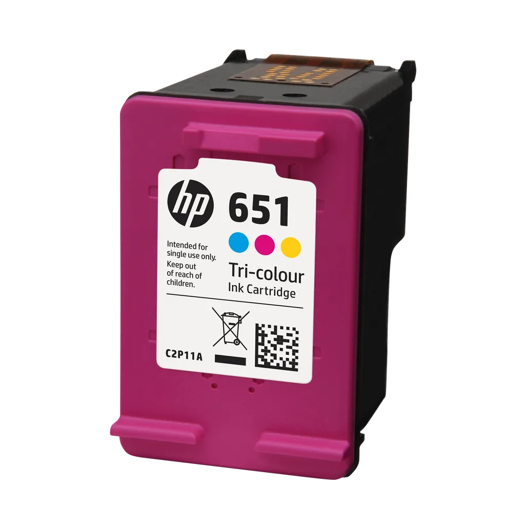 HP 651 Tri-color Original Ink Advantage Cartridge;~300 pages