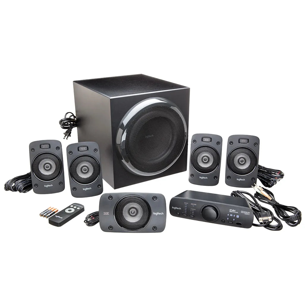 Logitech Surround Sound Speakers Z906, 5.1 channels, 500 W, Universal, Black, 1000 W, IR