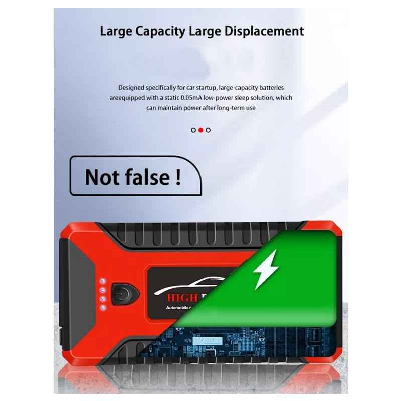 TecAfrica Solutions  12,000mAh Car Jump Starter & Power Bank with LED Light