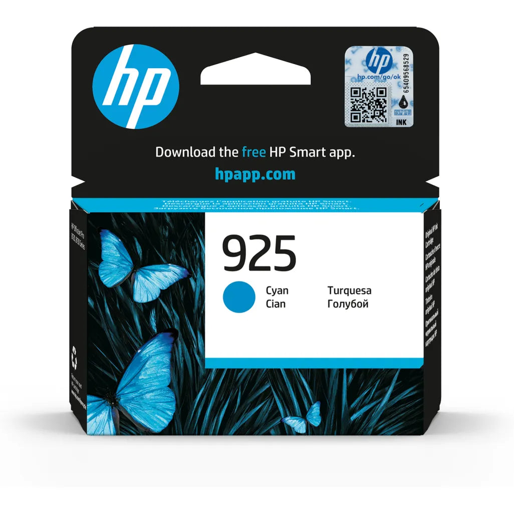 HP 925 CYAN ORIGINAL INK CARTRIDGE