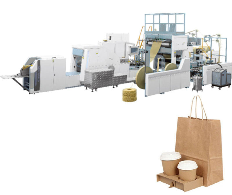Automatic Flat Paper Bag Handle Making Combi Pasting Machine - TecAfrica Solutions