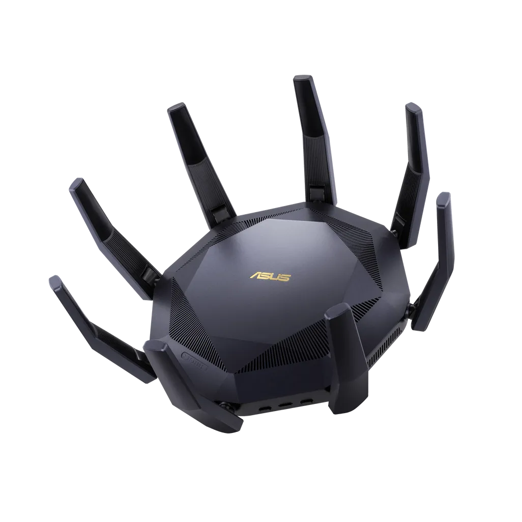 ASUS RT-AX89X AX6000 AiMesh, Wi-Fi 6 (802.11ax), Dual-band (2.4 GHz / 5 GHz), Ethernet LAN, 3G, Black, Tabletop router