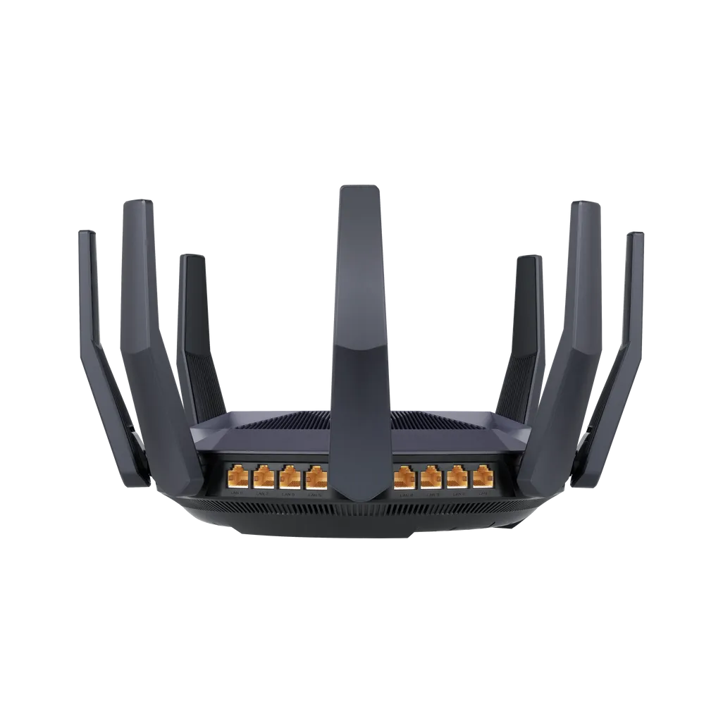 ASUS RT-AX89X AX6000 AiMesh, Wi-Fi 6 (802.11ax), Dual-band (2.4 GHz / 5 GHz), Ethernet LAN, 3G, Black, Tabletop router