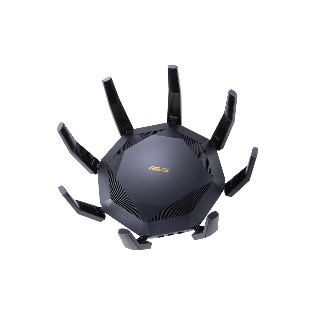 ASUS RT-AX89X AX6000 AiMesh, Wi-Fi 6 (802.11ax), Dual-band (2.4 GHz / 5 GHz), Ethernet LAN, 3G, Black, Tabletop router