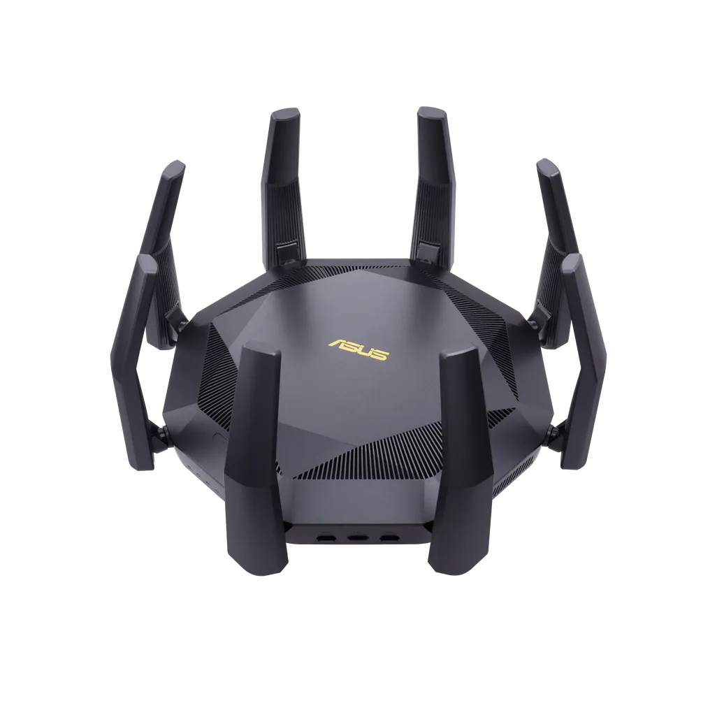 ASUS RT-AX89X AX6000 AiMesh, Wi-Fi 6 (802.11ax), Dual-band (2.4 GHz / 5 GHz), Ethernet LAN, 3G, Black, Tabletop router