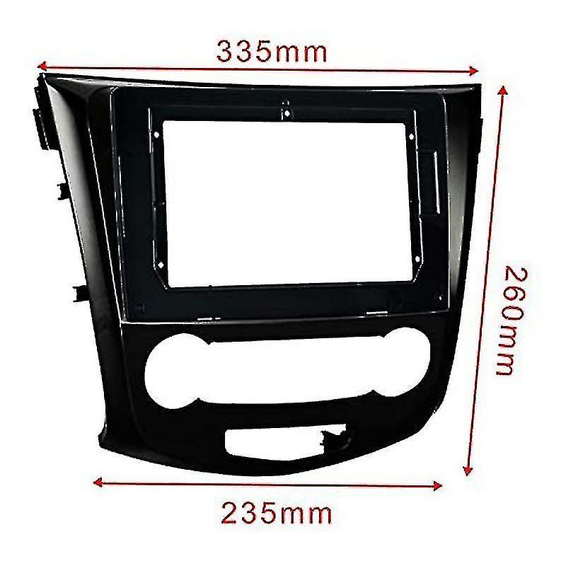 10-Inch Android Navigation Radio with Wireless Apple CarPlay, Android Auto, GPS, and Trim Plate for Nissan Qashqai (2014-2019)