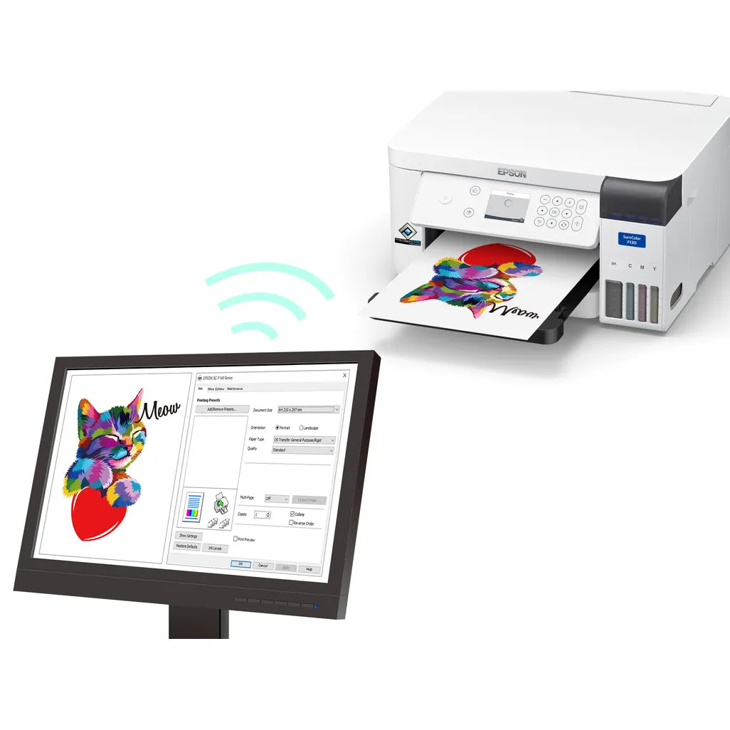 Epson SureColor SC‑F100, Inkjet, 600 x 1200 DPI, Black, Cyan, Yellow, Magenta, A4 (210 x 297 mm), White, Philippines