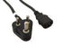 10A 250v Heavy Duty Copper Power Cord - Indian Power Plug to IEC Socket