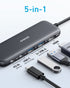 Anker 332 USB-C Hub (5-in-1, 4K HDMI)