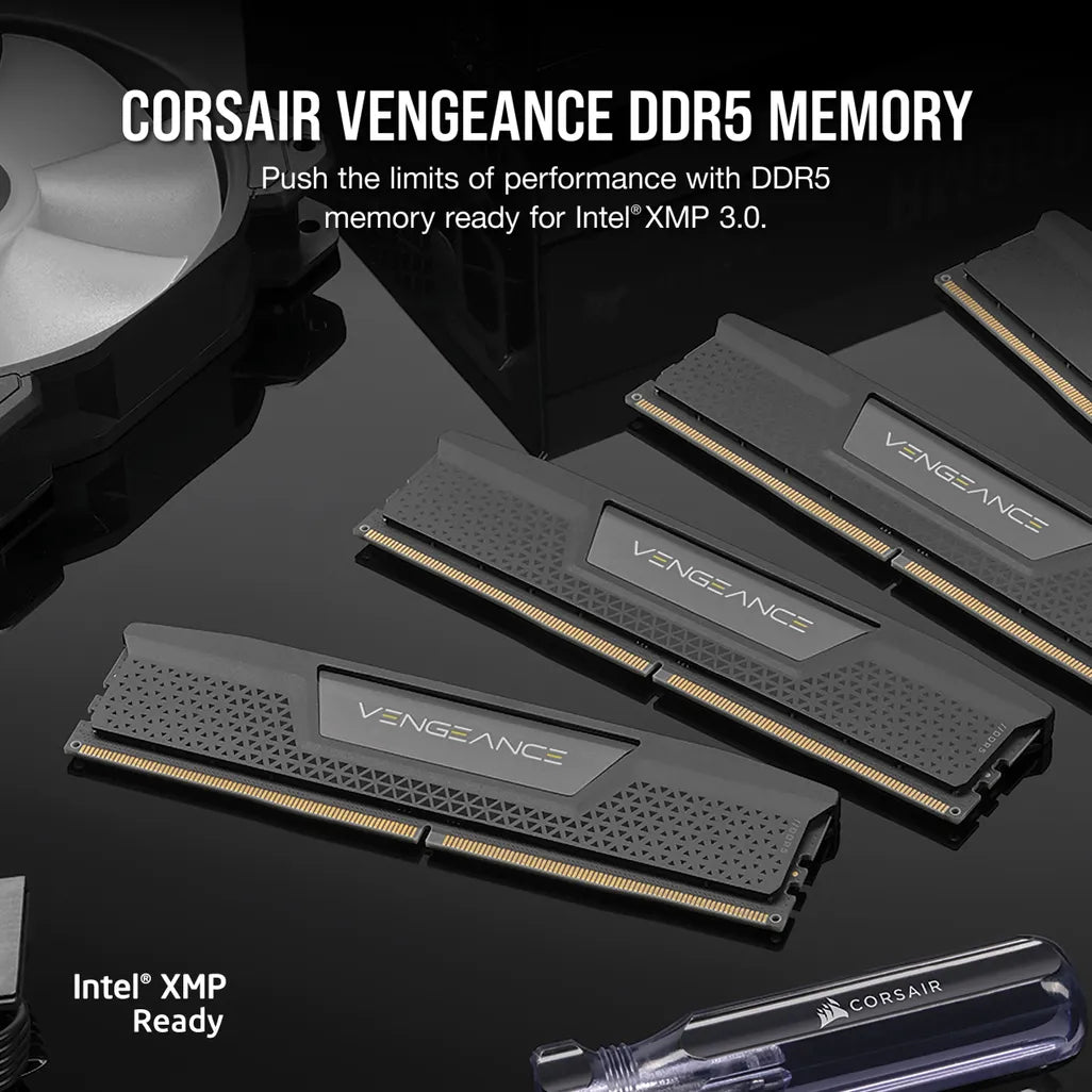 Corsair Vengeance CMK32GX5M1B5200Z40, 32 GB, 1 x 32 GB, DDR5, 5200 MHz, 288-pin DIMM