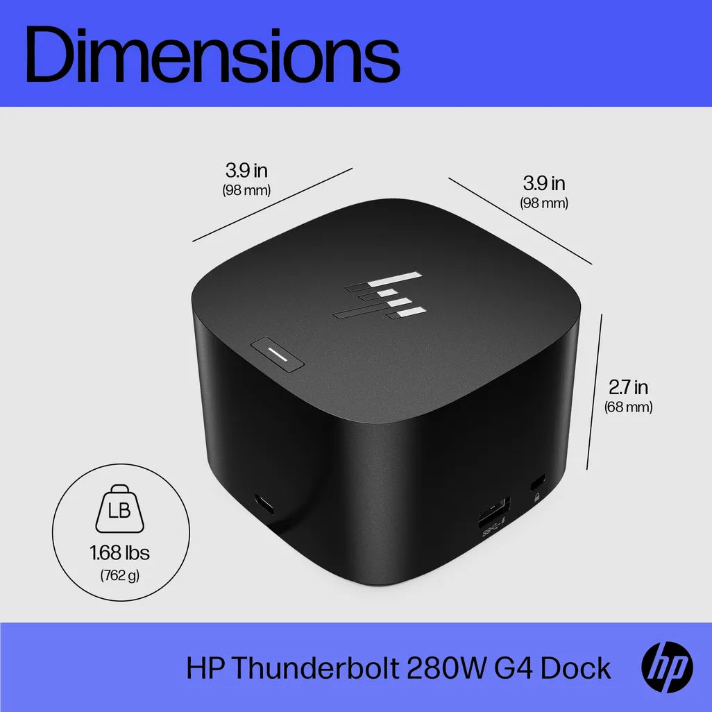 HP THUNDERBOLT 280W G4 DOCKING STATION