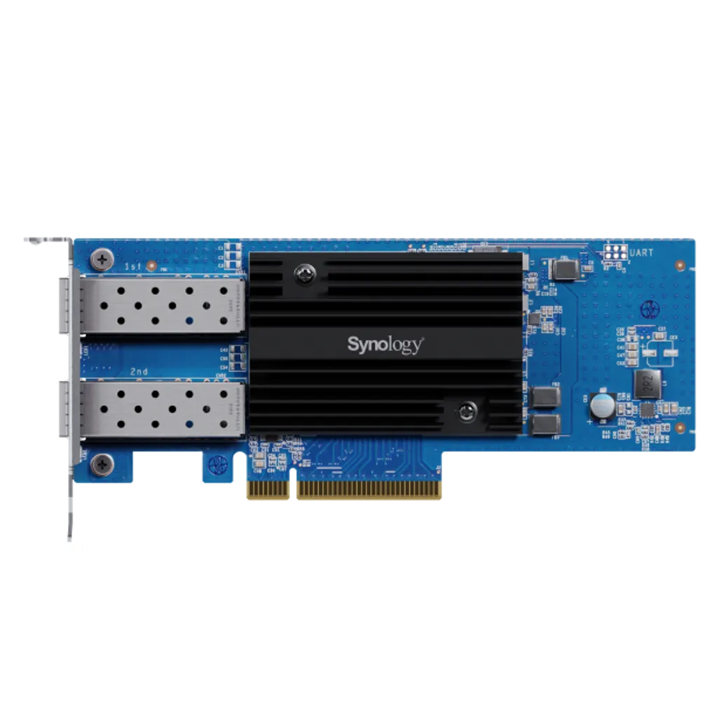 Synology E25G30-F2, Internal, Wired, PCI Express, Ethernet, 3125 Mbit/s, Blue