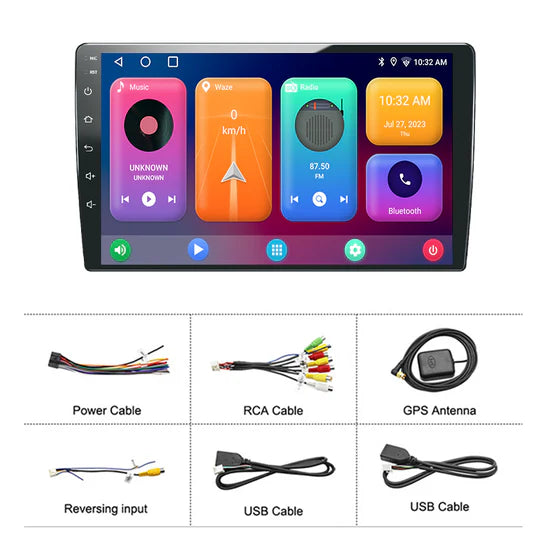 MCX T86G 9 Inch Android 14 CarPlay Head Unit