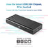 Vantec NST-230C3-BK, SSD enclosure, M.2, PCI Express 3.0, USB connectivity, Black