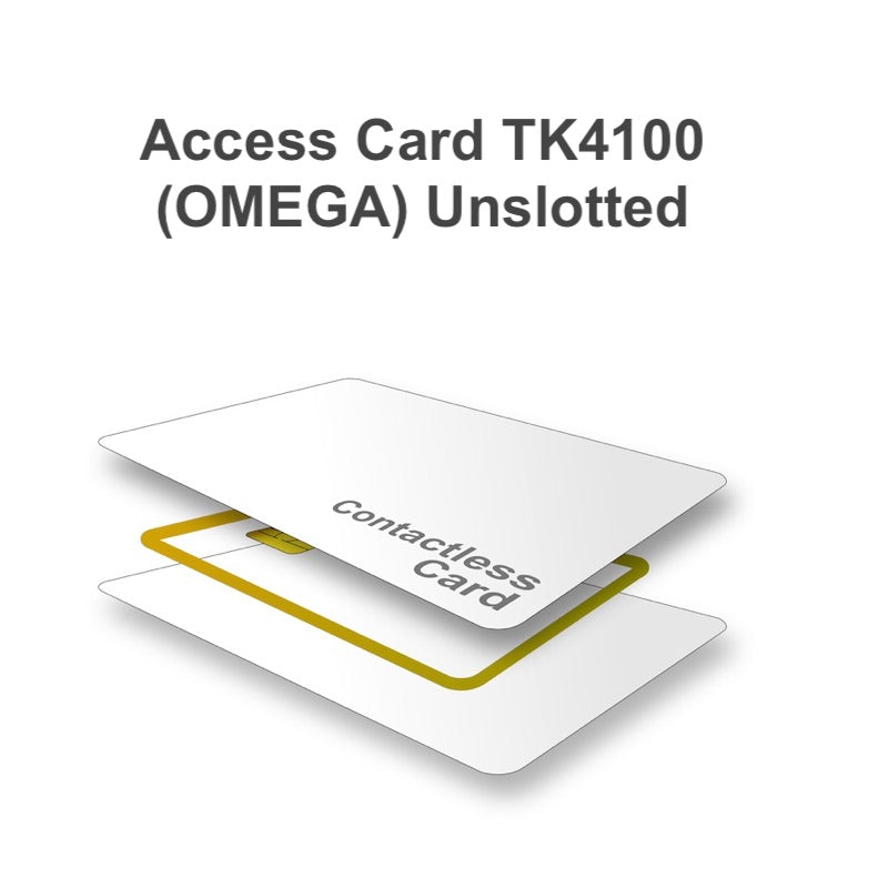TK4100 (OMEGA) UNSLOTTED PROX CARDS (PK 50) – NUMBERED (PK 50) - TecAfrica Solutions