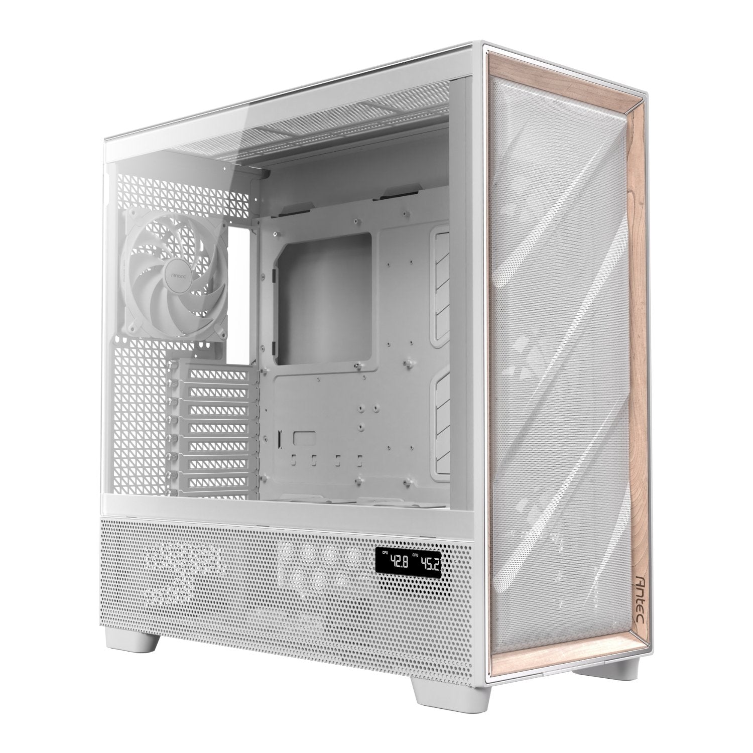 Antec FLUX PRO E-ATX Mid Tower Gaming Chassis – White - TecAfrica Solutions