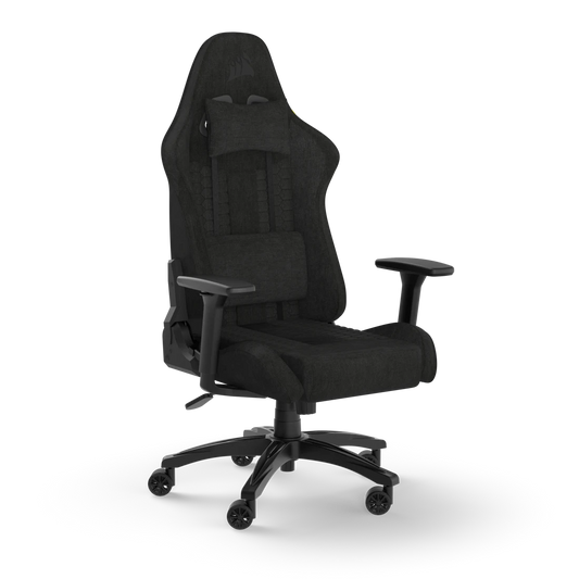 TC100 RELAXED Gaming Chair - Fabric Black/Black