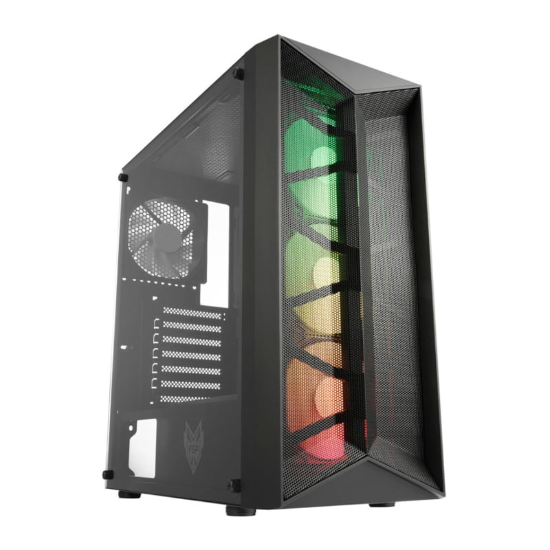 FSP CMT211A ATX Gaming Chassis - Black - TecAfrica Solutions