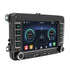 7-Inch Double DIN Car Stereo for Volkswagen (2003–2014) – Bluetooth 5.1, CarPlay, Android Auto, USB, FM/AM, Steering Control & RCA Output