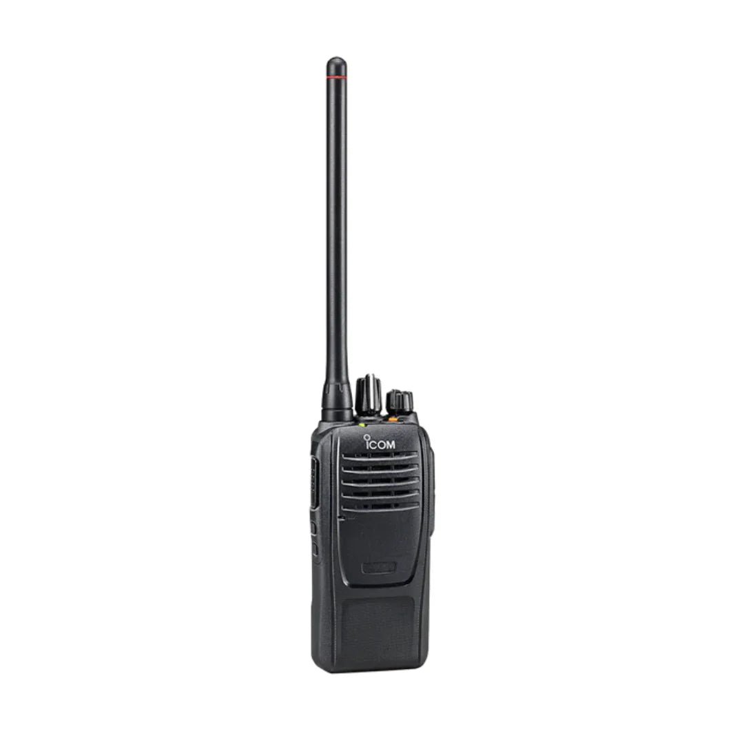 Icom F1000 | F2000 VHF or UHF Analog Portable Two-Way Radio complete with battery, antenna & charger.