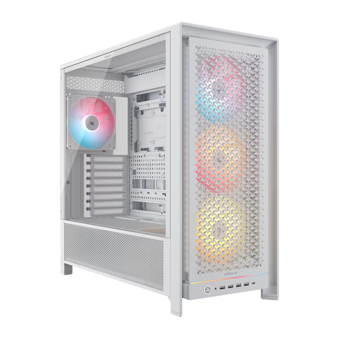 FRAME 5000D RS ARGB High-Airflow Mid-Tower PC Case - White