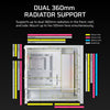 FRAME 5000D RS ARGB High-Airflow Mid-Tower PC Case - White