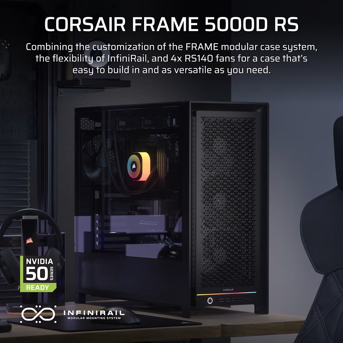FRAME 5000D RS High-Airflow Mid-Tower PC Case
