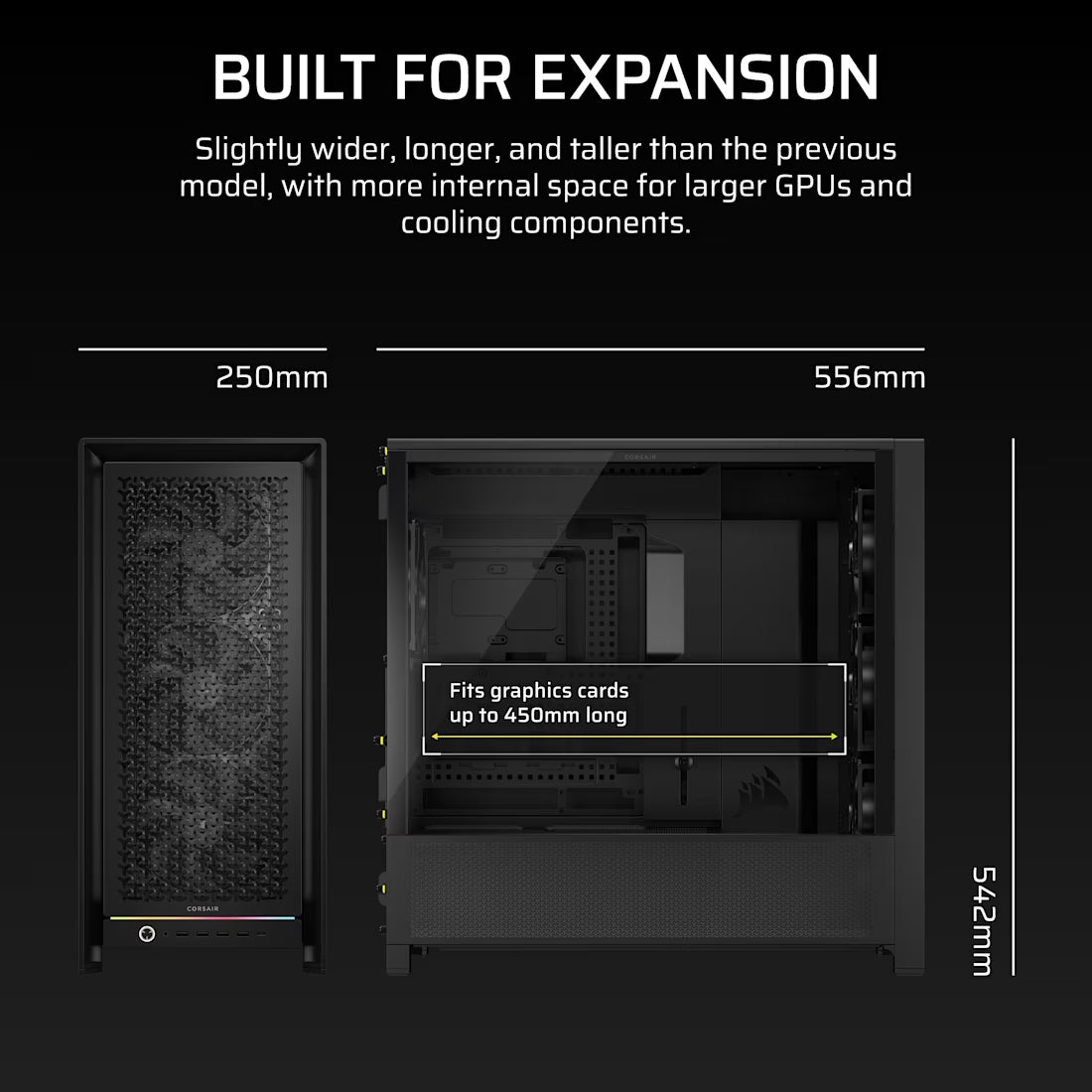 FRAME 5000D RS High-Airflow Mid-Tower PC Case