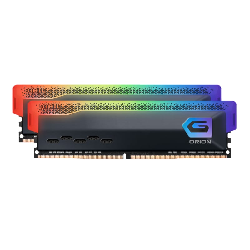 Geil Orion RGB 16GB KIT(2X8GB) 3200MHz DDR4 Desktop Gaming Memory – Grey - TecAfrica Solutions