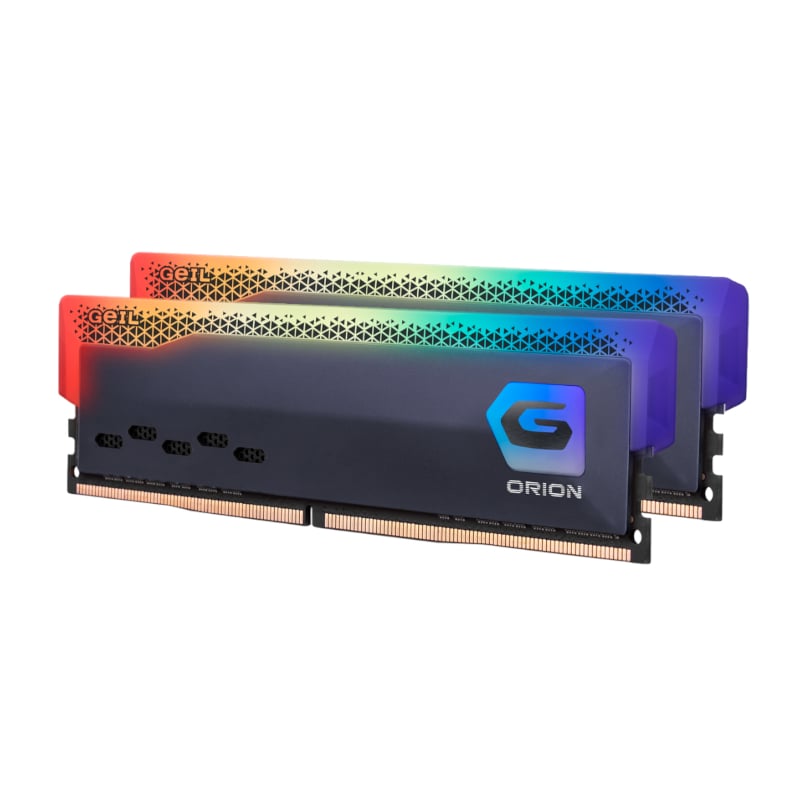 Geil Orion RGB 16GB KIT(2X8GB) 3200MHz DDR4 Desktop Gaming Memory – Grey - TecAfrica Solutions