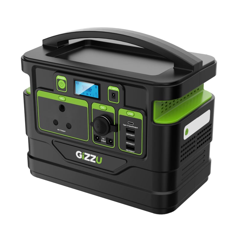 GIZZU 296Wh Portable Power Station 1 x 3 Prong SA Plug Point - TecAfrica Solutions