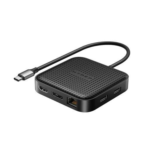 HyperDrive HD USB4 Mobile Dock - Hyper HD USB4 Mobile Dock (Single 8K 30Hz Display Support..Easily connect up a single external display at 8K 30Hz with the flexibility of HDMI 2.1 or DP 1.4. USB-C 100W PD Passthrough Quickly charge your host computer w...