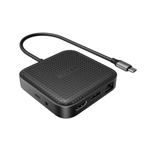 HyperDrive HD USB4 Mobile Dock - Hyper HD USB4 Mobile Dock (Single 8K 30Hz Display Support..Easily connect up a single external display at 8K 30Hz with the flexibility of HDMI 2.1 or DP 1.4. USB-C 100W PD Passthrough Quickly charge your host computer w...