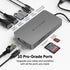 HyperDrive Dual 4K HDMI  10-in-1  USB-C Hub For M1,M2,and M3 MacBooks