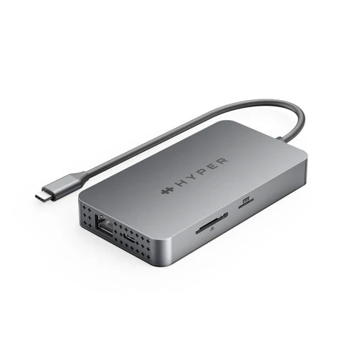HyperDrive Dual 4K HDMI  10-in-1  USB-C Hub For M1,M2,and M3 MacBooks