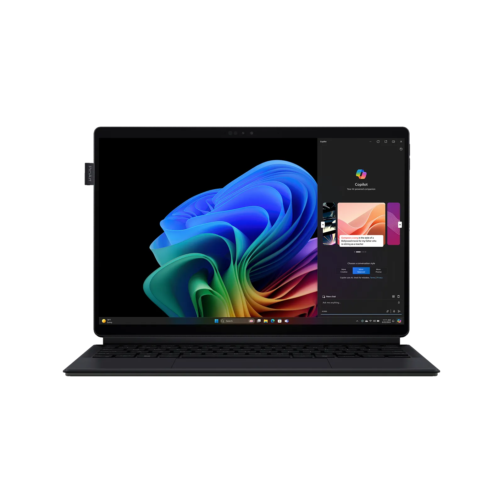 ASUS PROART PZ13 SNAPDRAGON X PLUS X1P 16GB 1TB SSD 13.3 INCH OLED WINDOWS 11 PRO
