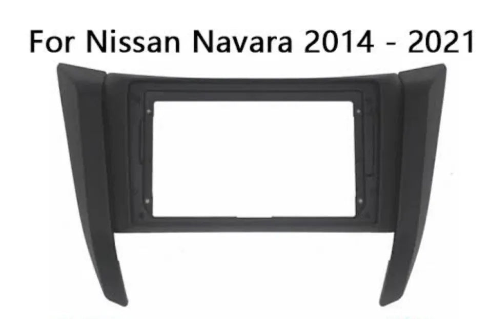 10-Inch Android Navigation Radio with Wireless Apple CarPlay, Android Auto, GPS, and Trim Plate for Nissan Navara NP300 (2016-2022)