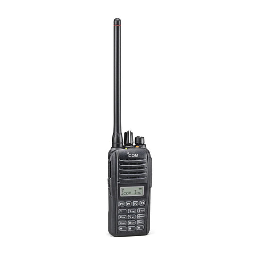 Icom F1000T | F2000T VHF or UHF Analog Portable Two-Way Radio complete with battery, antenna &amp; charger.