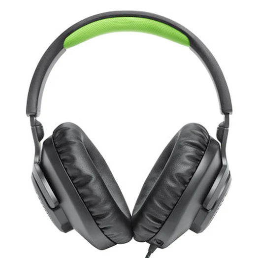 JBL Quantum 100X Console Wired Over-Ear Gaming Headset With Detachable Mic - Black/Green
