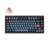 Keychron V1 Max QMK/VIA Wireless Custom Mechanical Keyboard | RED Switches - Black