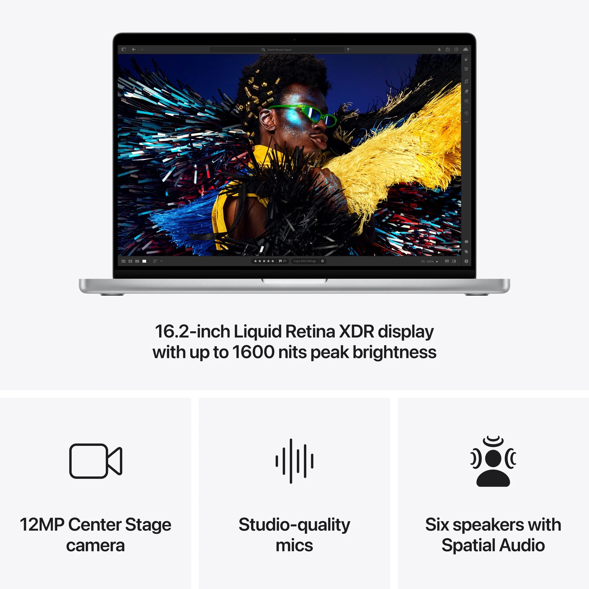 16-inch MacBook Pro M4 Max Chip 14-Core CPU 32-Core GPU | 36GB | 1TB - Silver