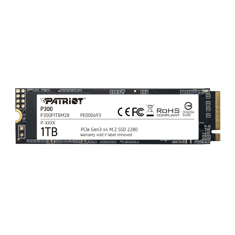 Patriot P300 1TB M.2 PCIe NVMe SSD - TecAfrica Solutions