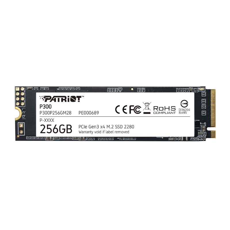 Patriot P300 256GB M.2 PCIe NVMe SSD - TecAfrica Solutions