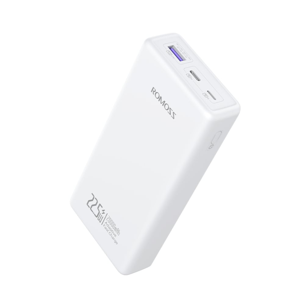 Romoss PRC20 20000mAh 22.5W Fast Charge Power Bank – White - TecAfrica Solutions