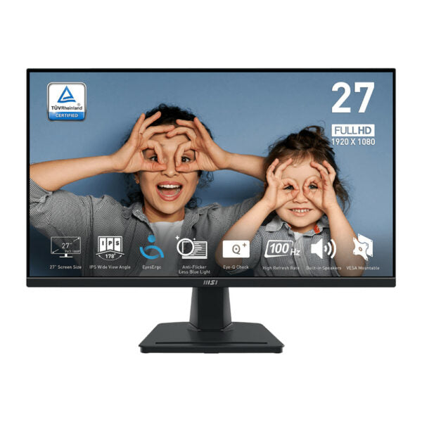 27″ MSI PRO MP275 IPS Full HD 1920×1080 100Hz Eyesergo Business Monitor - TecAfrica Solutions