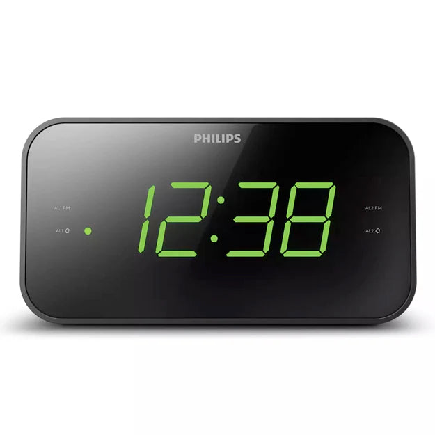 Philips Big Display Clock Radio TAR3306 - Black
