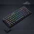 REDRAGON Horus Mini 61Key Red Switch RGB Low Profile Gaming Mechanical Keyboard - Black - TecAfrica Solutions