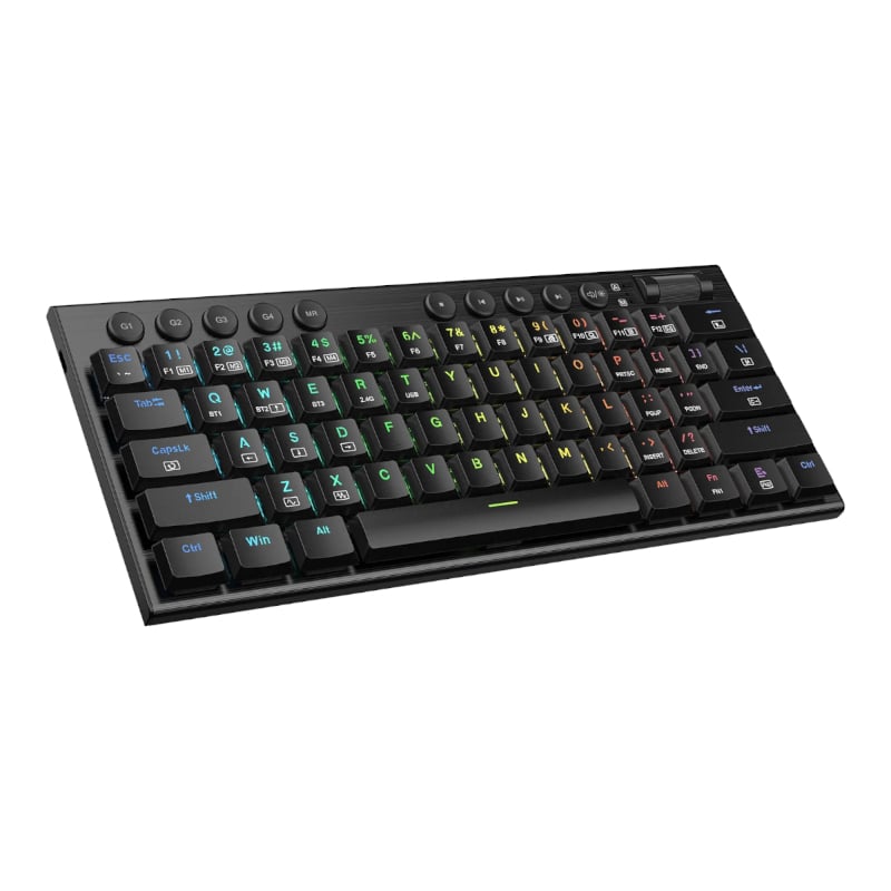 REDRAGON Noctis Pro 61Key RGB Low Profile Gaming Mechanical Keyboard – Black