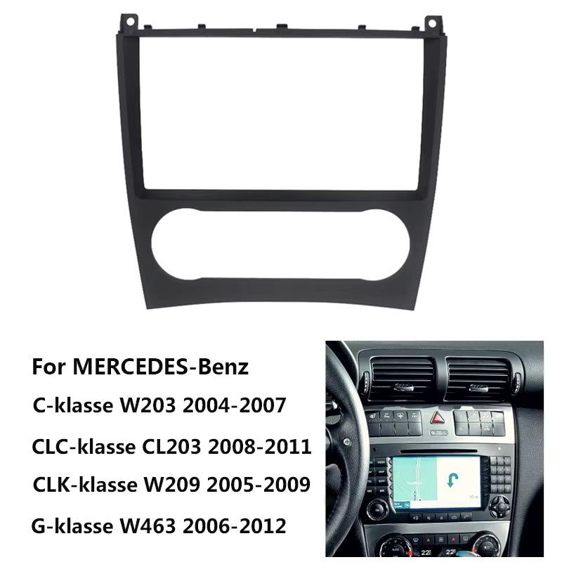 Mercedes C-Class 9 Inch Radio Trimplates Kit